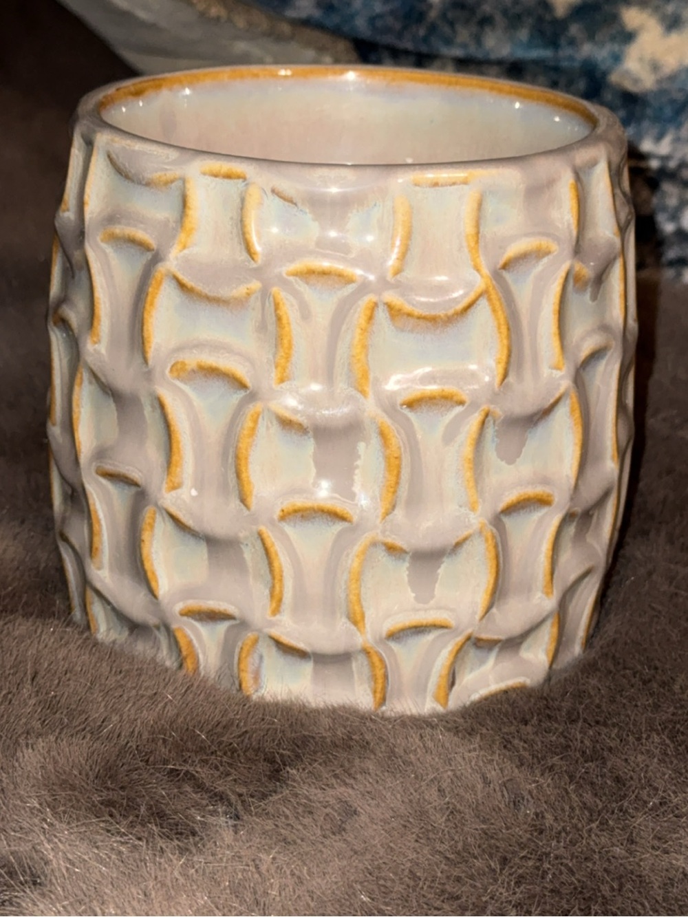 SALE❤️Yankee Candle Scenterpiece Easy Meltcup Warmer Grey Decor Design Accent
